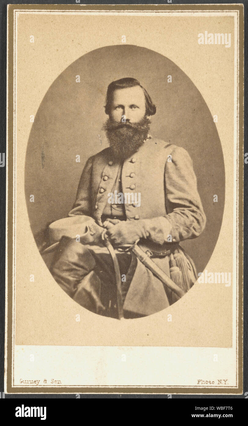 Allgemeine Jeb Stuart]/Gurney & Sohn, Foto, N.Y Abstract / Medium: 1 Foto: albumen Print auf der Karte mount;11 x 7 cm (carte de visite Format) Stockfoto