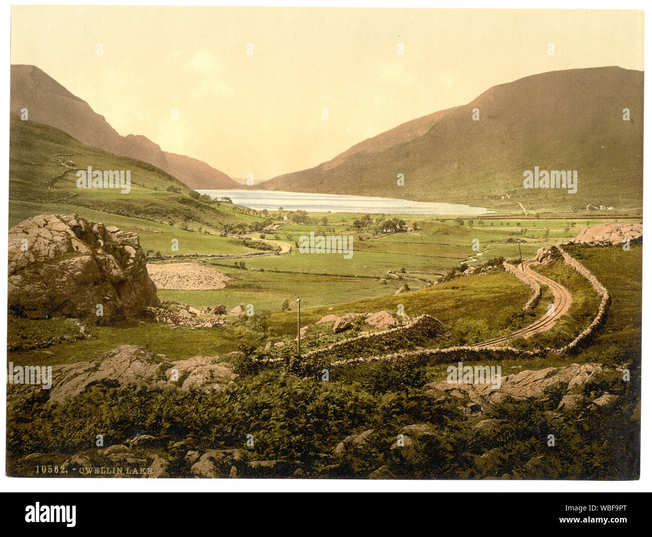 Allgemeine Ansicht, Cwellyn See, Wales; Stockfoto