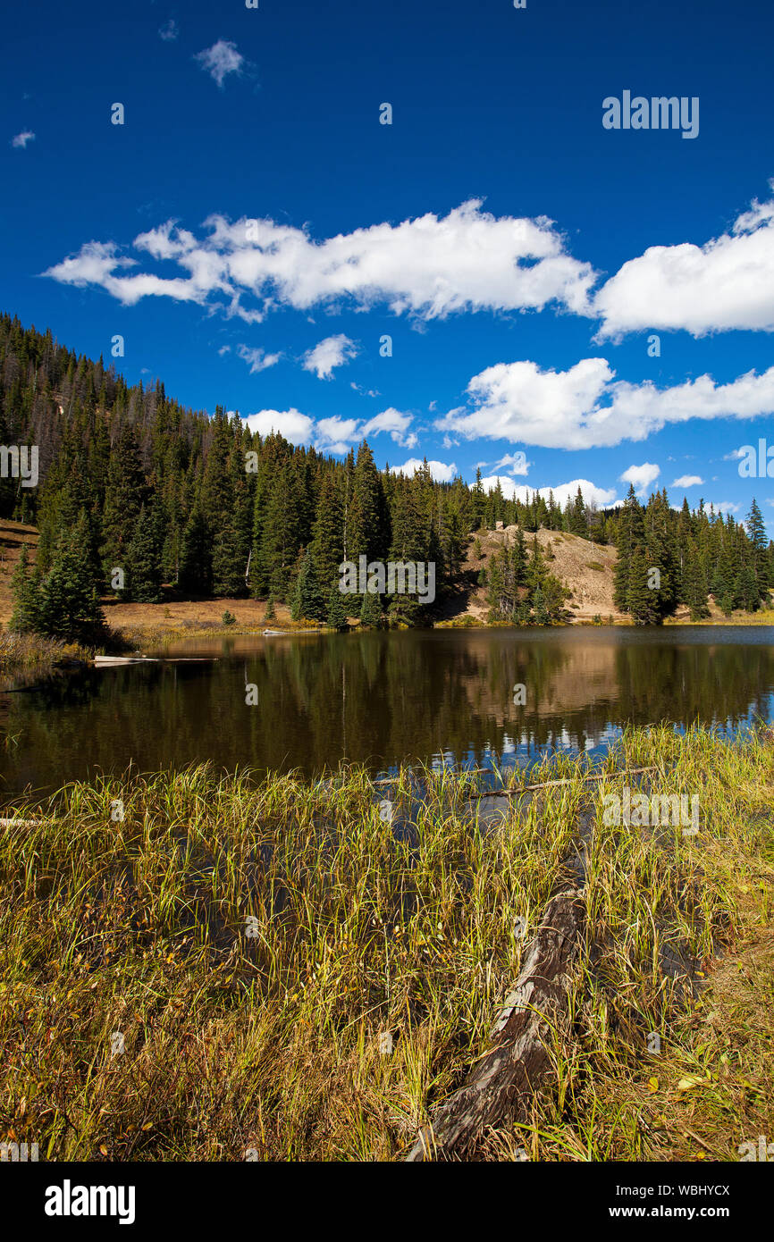 See Irene in der Nähe von Holzworth Historic Site Rocky Mountain Nationalpark Colorado USA Stockfoto