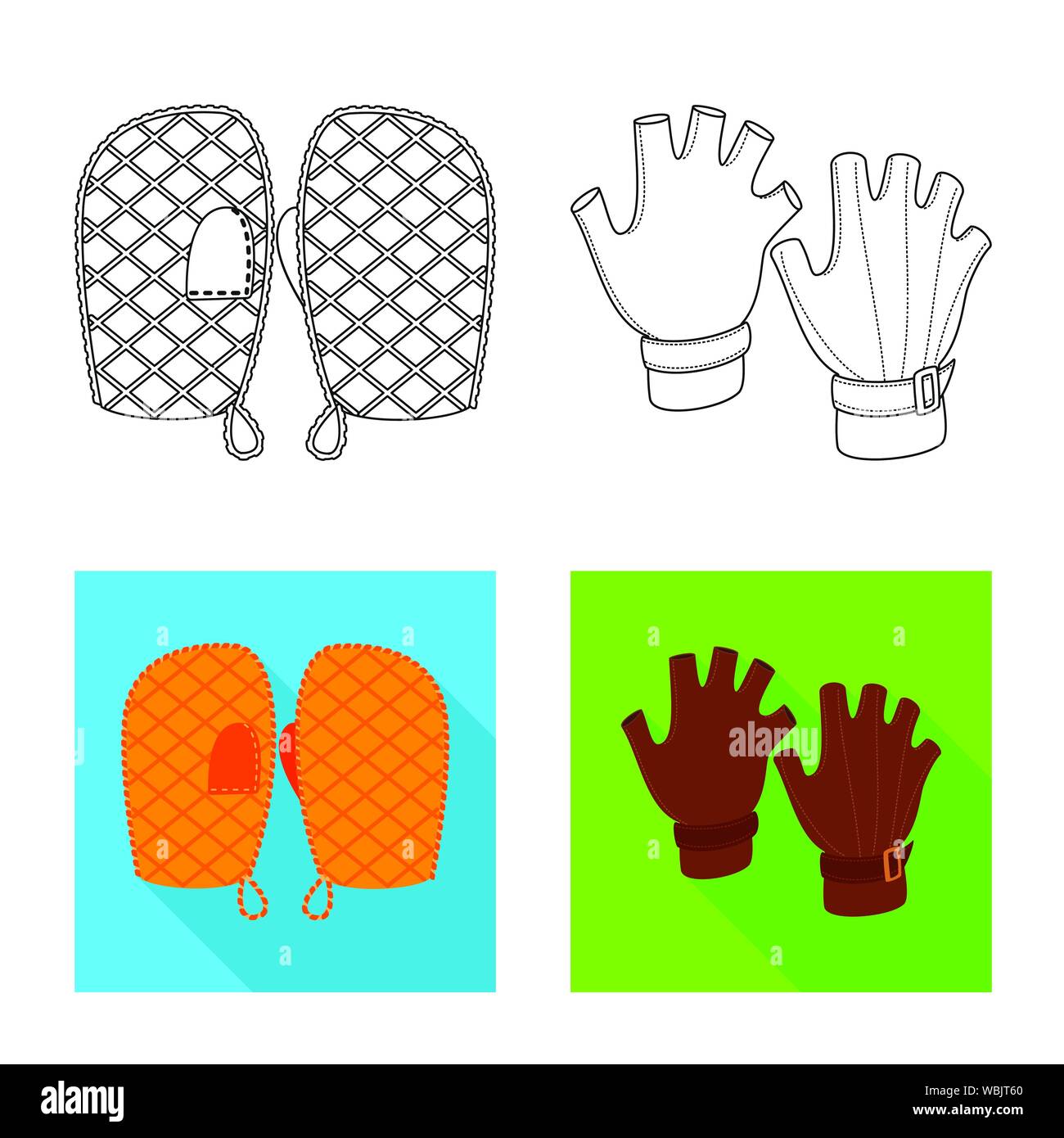 Isoliertes Objekt von Silhouette und Sicherheit anmelden. Satz von Silhouette und Komfort vektor Illustration. Stock Vektor