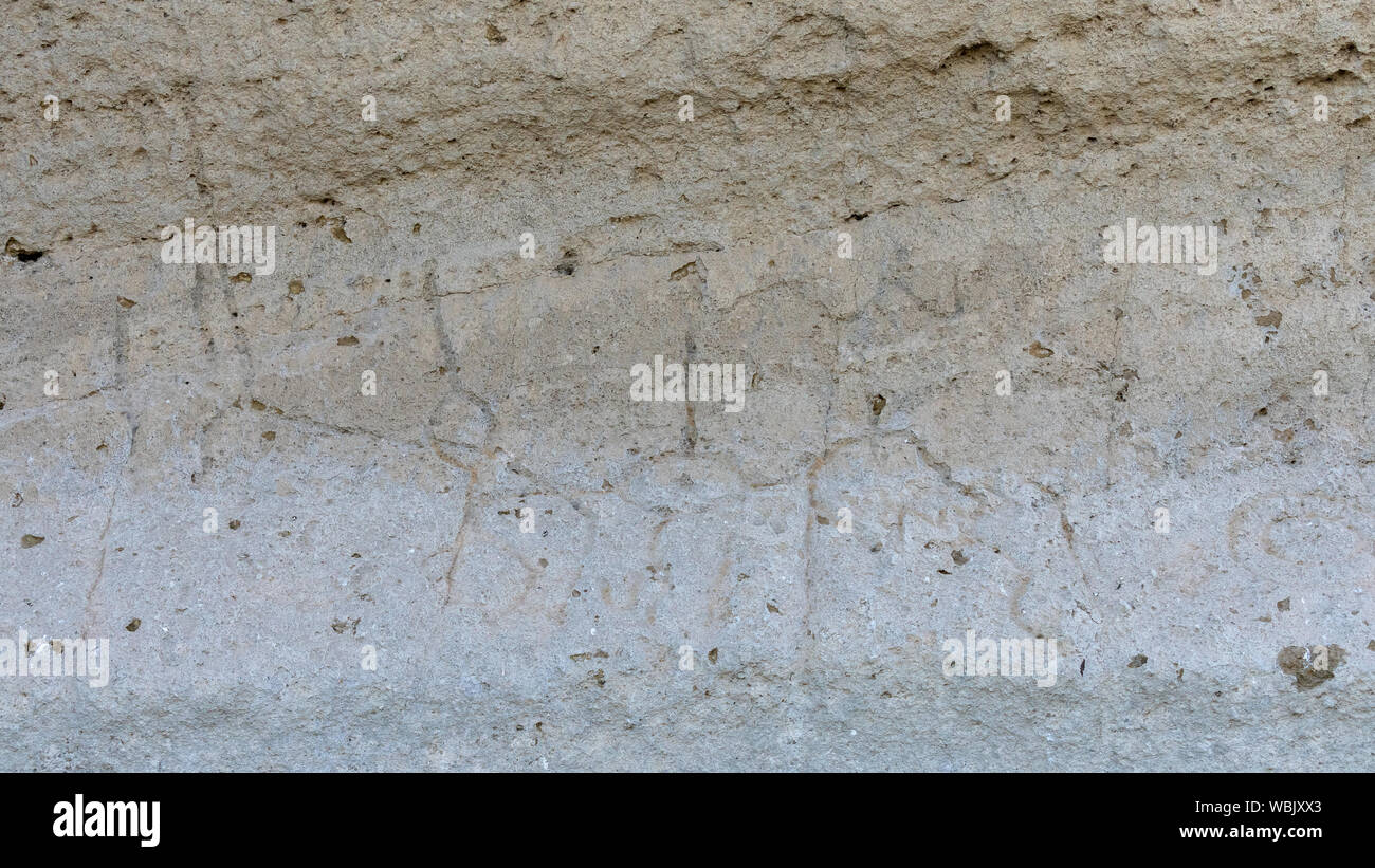 Petroglyph Point, Lava Beds National Monument Stockfoto