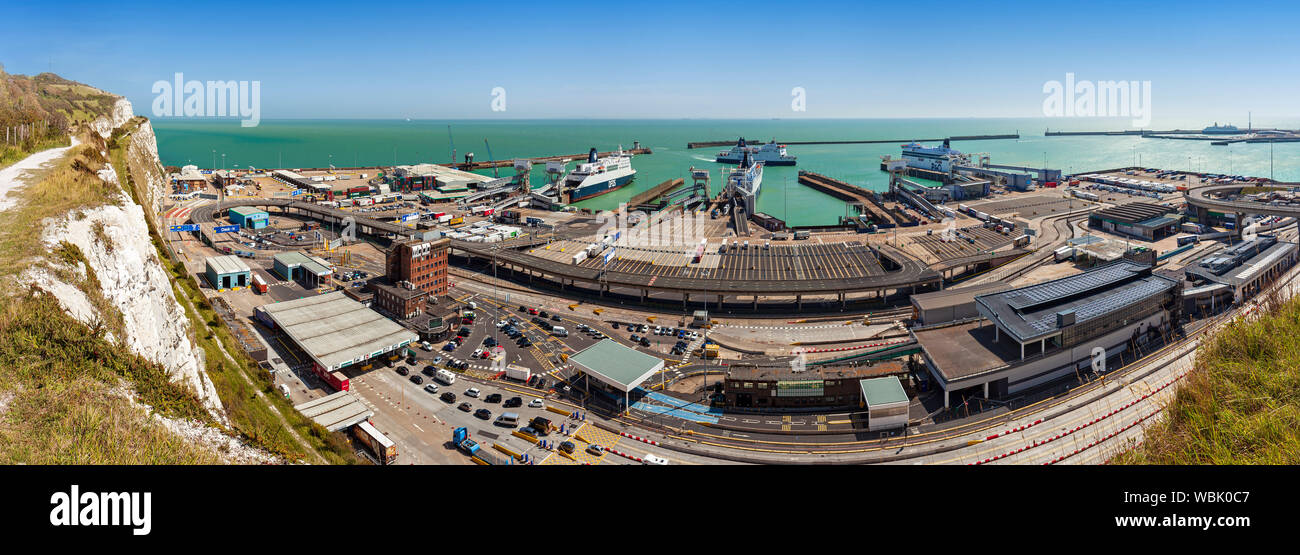 Hafen von Dover. Stockfoto