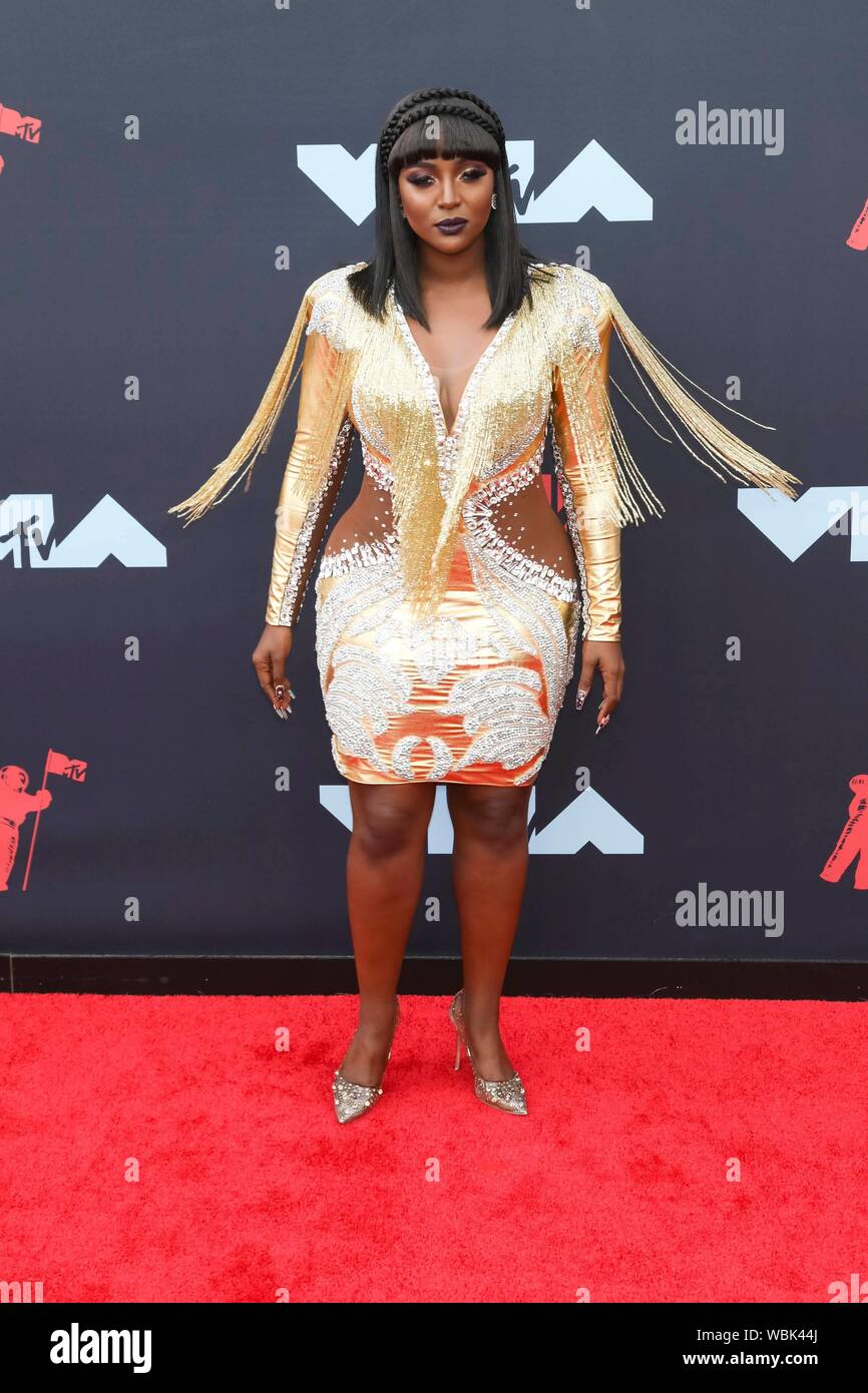 Amara La Negra besucht die 2019 MTV Video Music Awards VMAs, im Prudential Center in Newark, New Jersey, USA, am 26. August 2019. | Verwendung weltweit Stockfoto