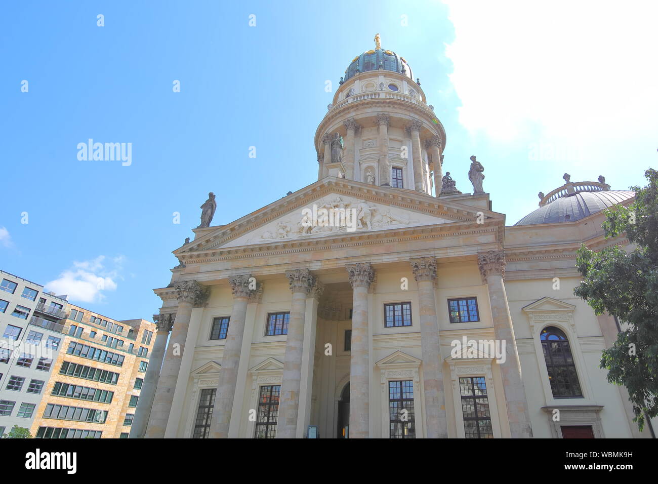 Die neue Kirche Kirche historische Gebäude Berlin Deutschland Stockfoto