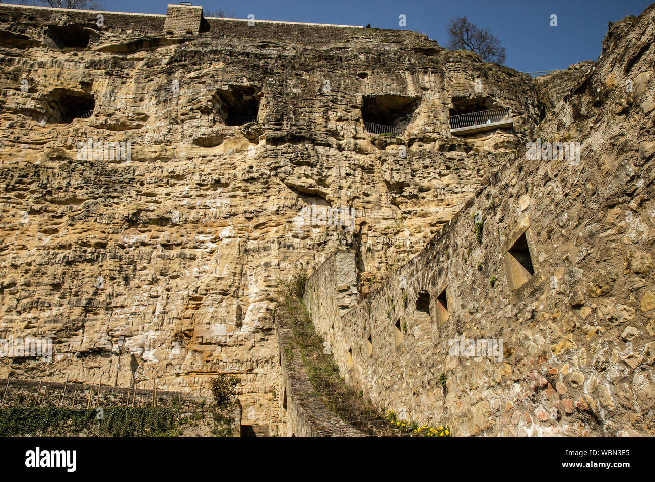 Bock-kasematten in die Stadt Luxemburg, Luxemburg Stockfoto