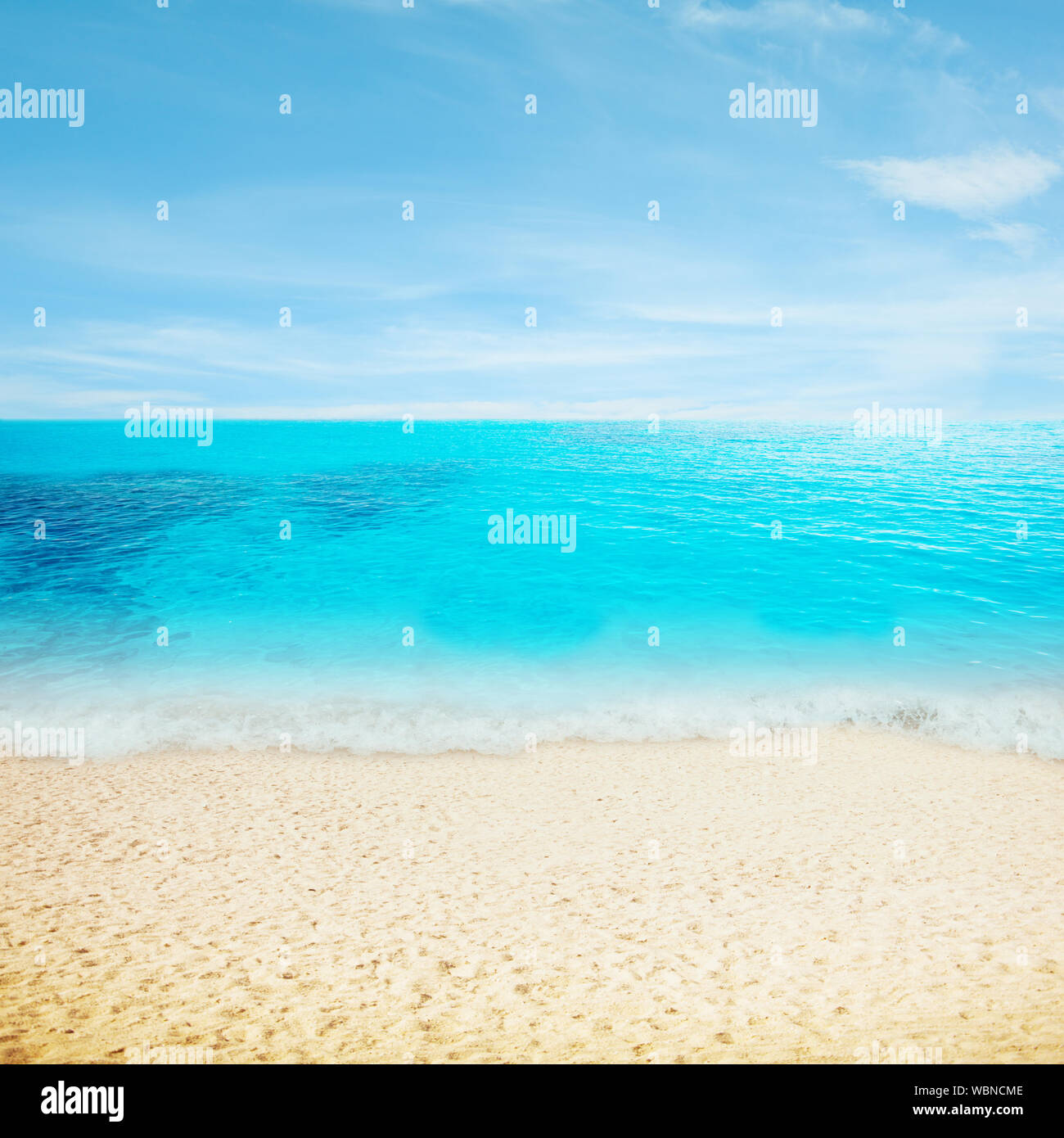 Tropischer Sommer Strand Stockfoto