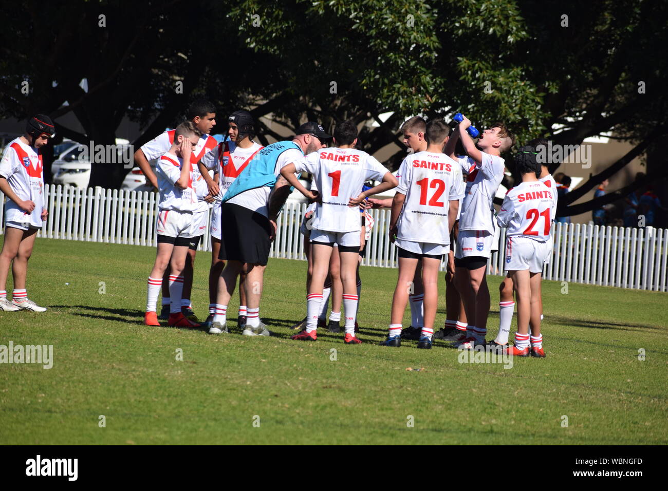 Australian Grass Roots Sport Stockfoto
