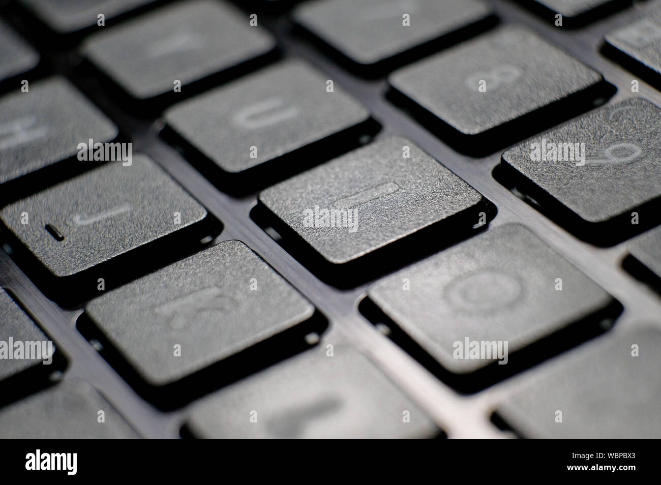 Taste auf der Tastatur Stockfoto