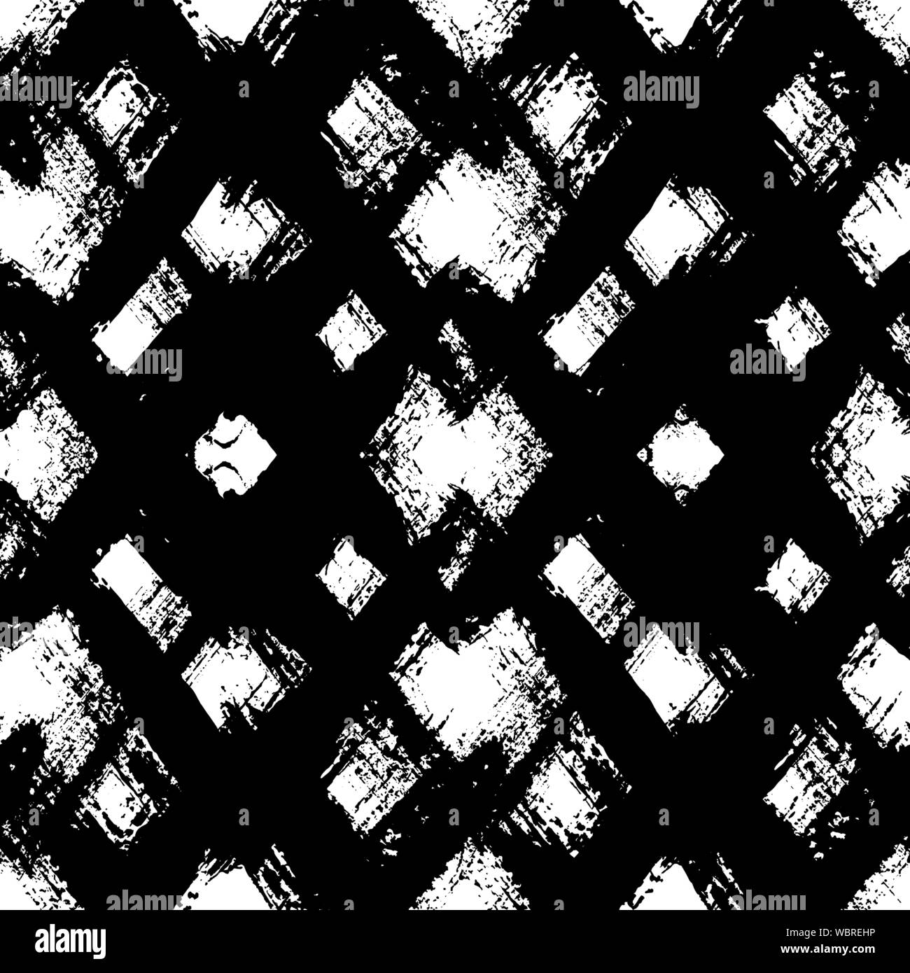 Vektor Criss-cross nahtlose Muster. Texturierte grunge geometrischen Hintergrund Stock Vektor