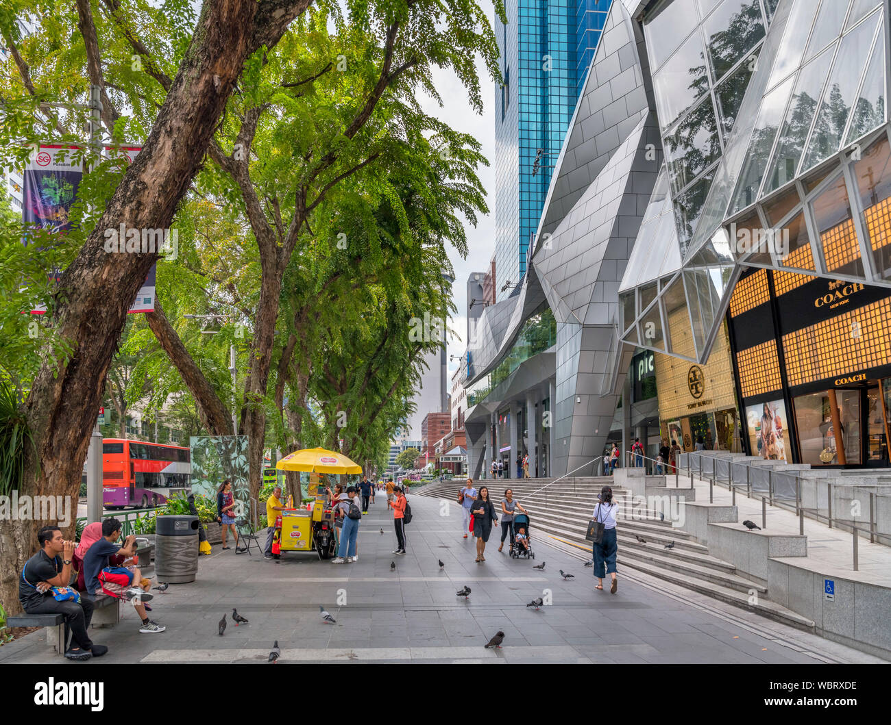 Speichert an der Orchard Road, Singapore City, Singapur Stockfoto