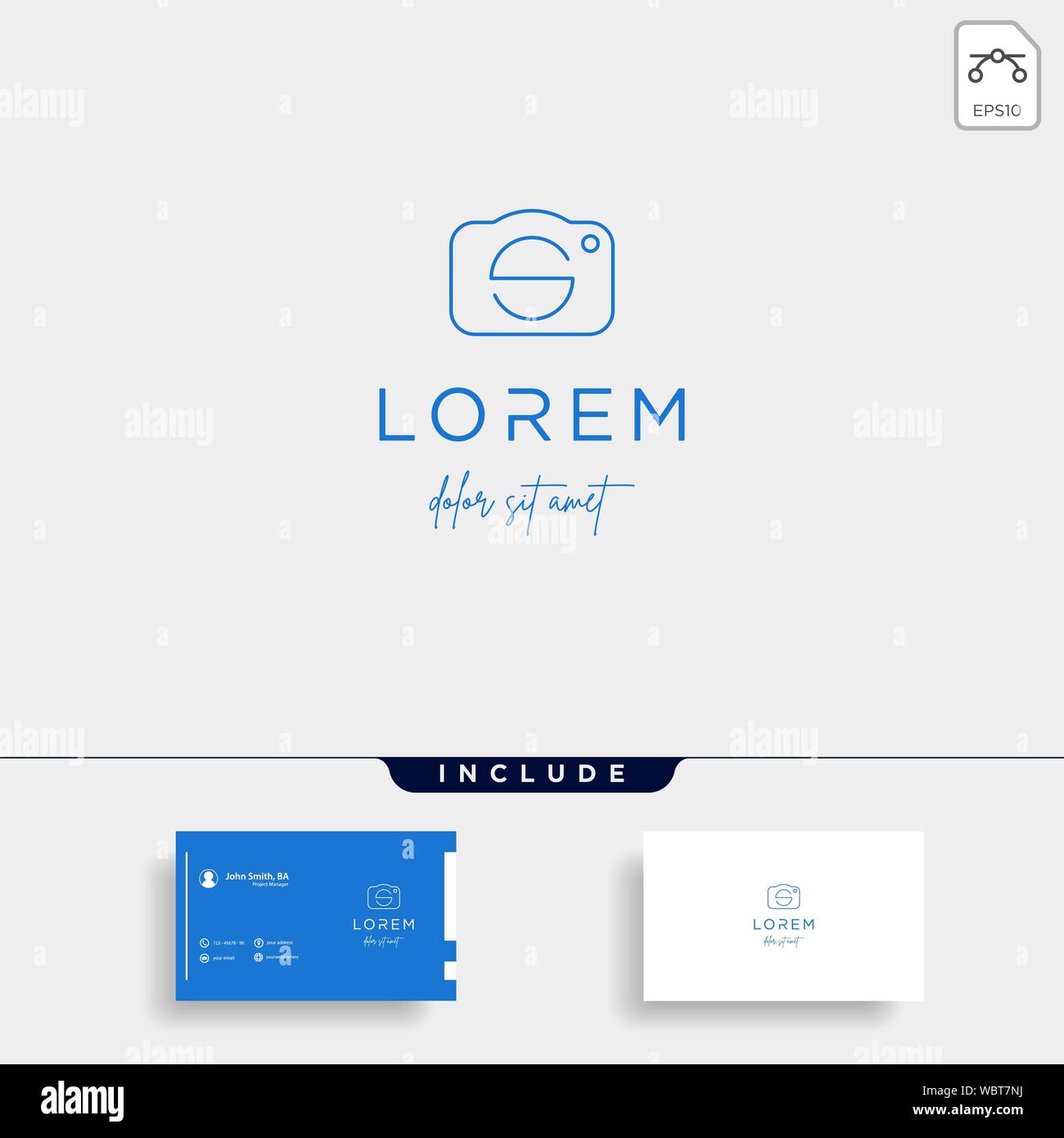 Erste s Kameraverschluss Logo Design Vector Stock Vektor Erste s Kameraverschluss Logo Design Vector Stock Vektor