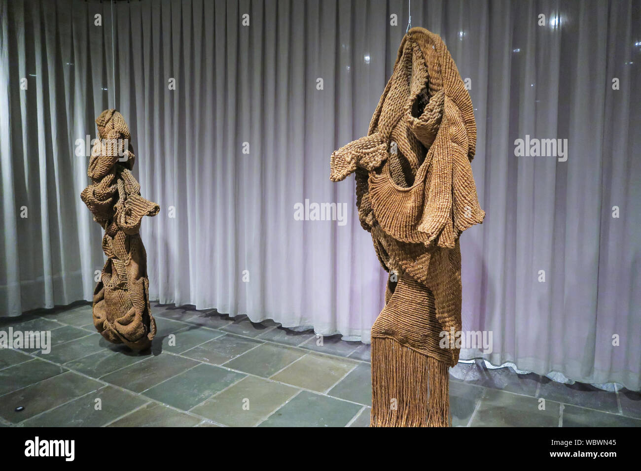 'Phänomenale Natur' durch Mrinalini Mukherjee Ausstellung in der Met Breuer Museum in New York City, USA Stockfoto