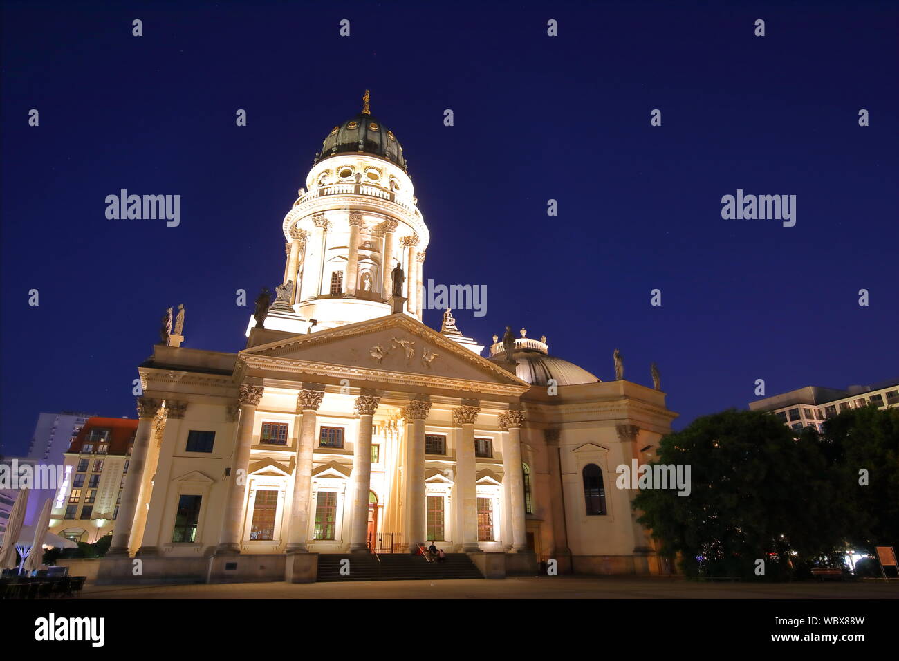 Die neue Kirche Kirche historische Gebäude Berlin Deutschland Stockfoto