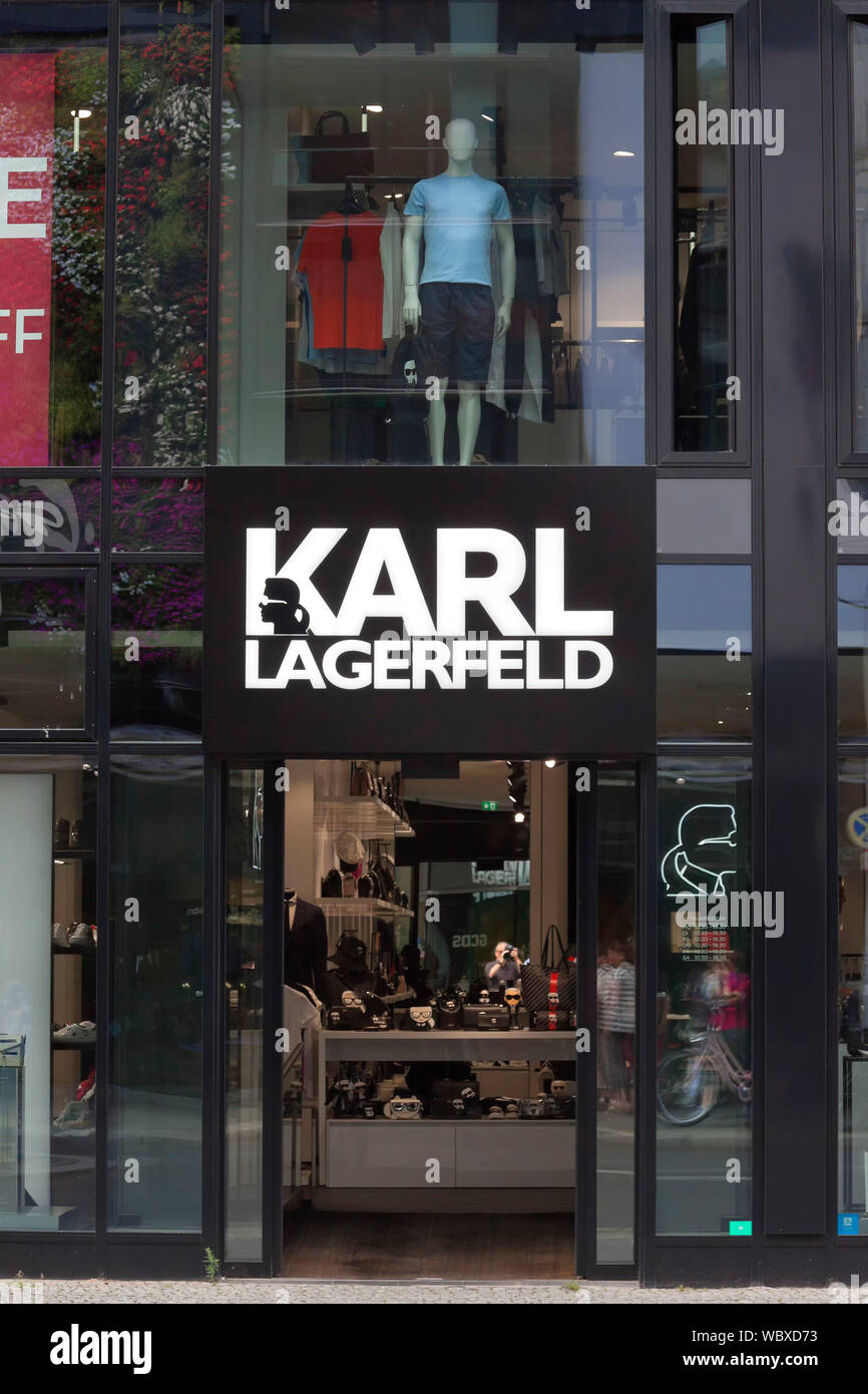 Shop von Karl Lagerfeld in Berlin, Deutschland Stockfoto