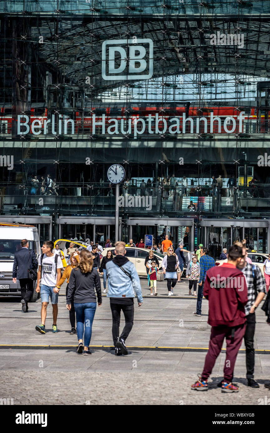 Hauptbahnhof, Berlin, Stockfoto