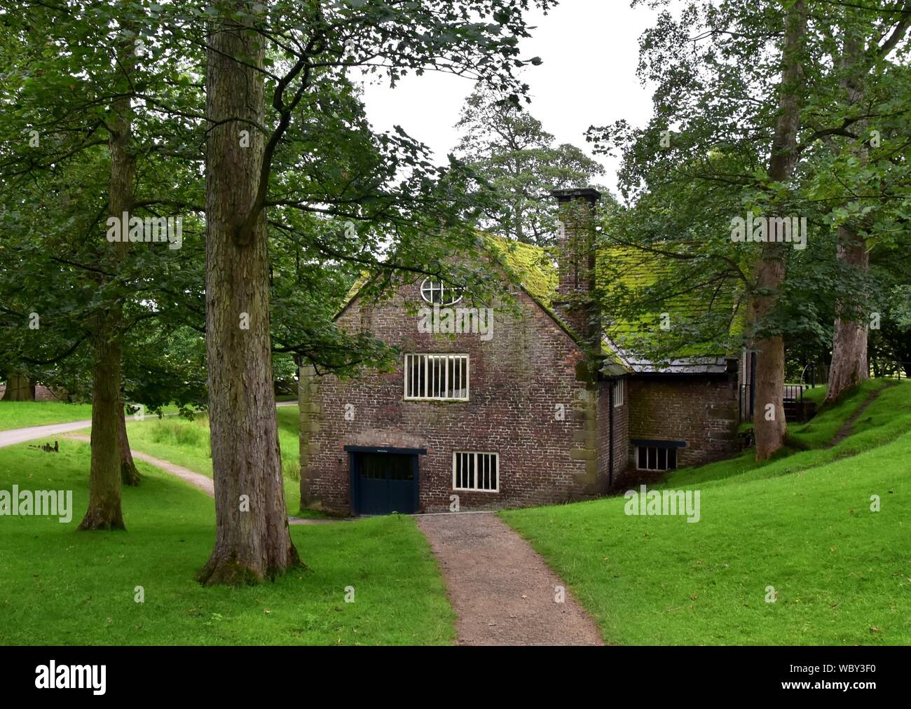 Dunham Massey Mühle Stockfoto