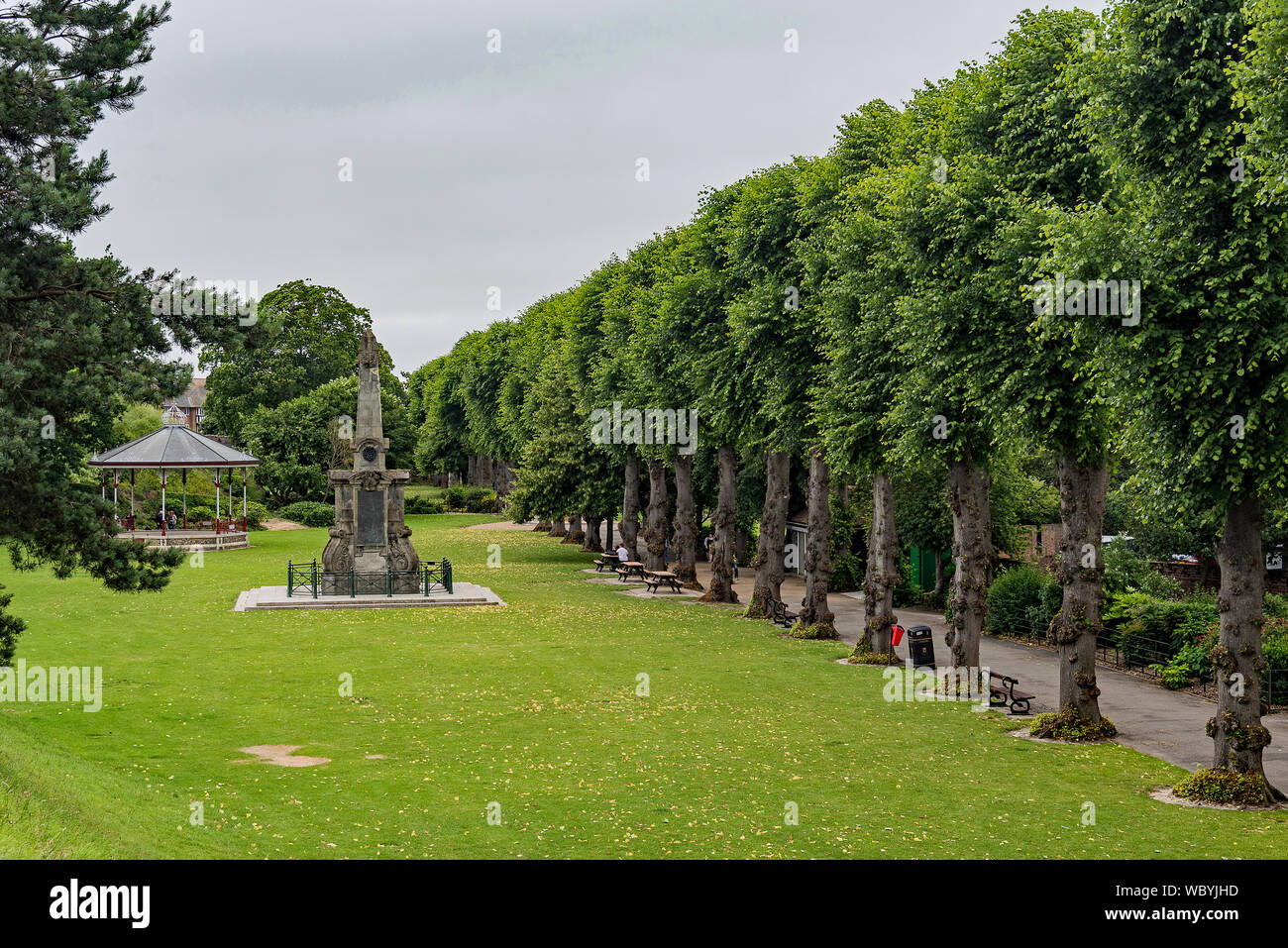 Dane John Gärten, Canterbury, Großbritannien Stockfoto