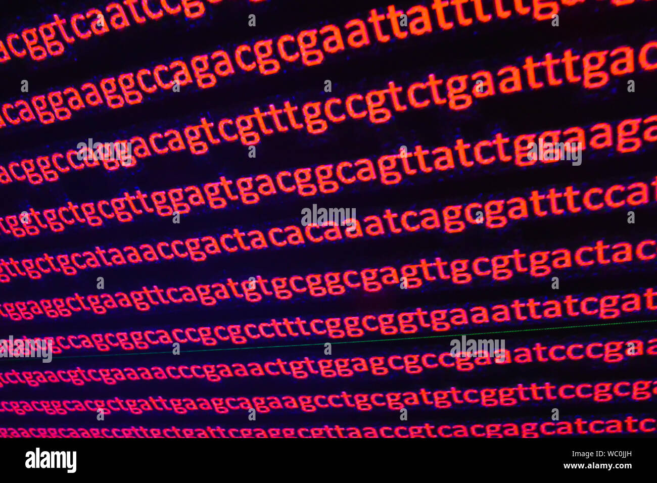 DNA-Sequenzierung. Abstract background-genomischen Sequenz. Stockfoto