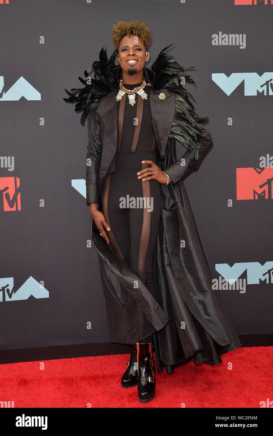 Newark, NJ, USA. 26 Aug, 2019. Prinz Derek Puppe in der Ankunftshalle für 2019 MTV Video Music Awards - Ankünfte, Prudential Center, Newark, NJ 26 August, 2019. Credit: Kristin Callahan/Everett Collection/Alamy leben Nachrichten Stockfoto