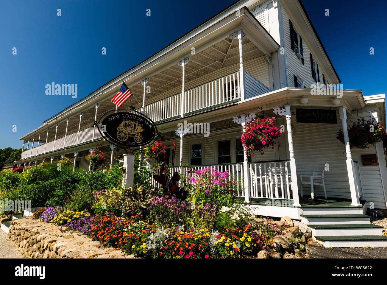 New London Inn New London, New Hampshire, USA Stockfoto