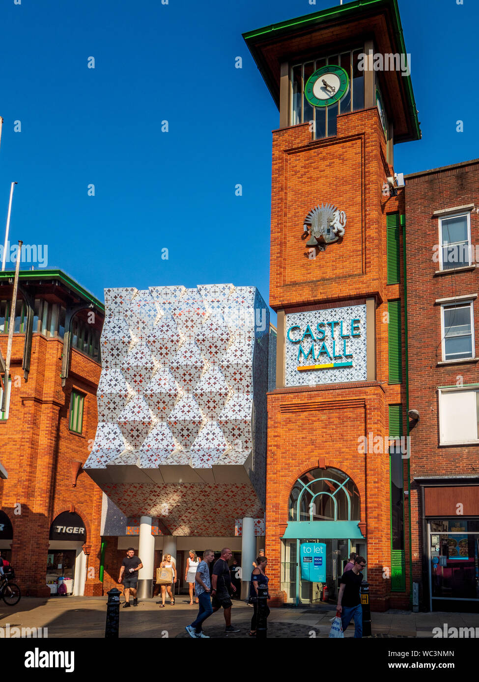 Einkaufszentrum Castle Mall Norwich. 1993 Eröffnet. Stockfoto