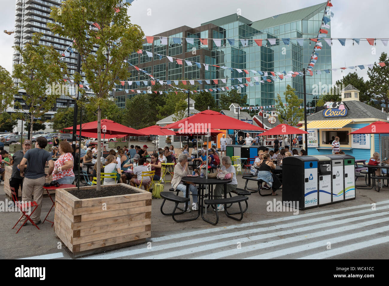 Halifax Waterfront ist dargestellt in Nova Scotia, Donnerstag, 22. August 2019. Stockfoto