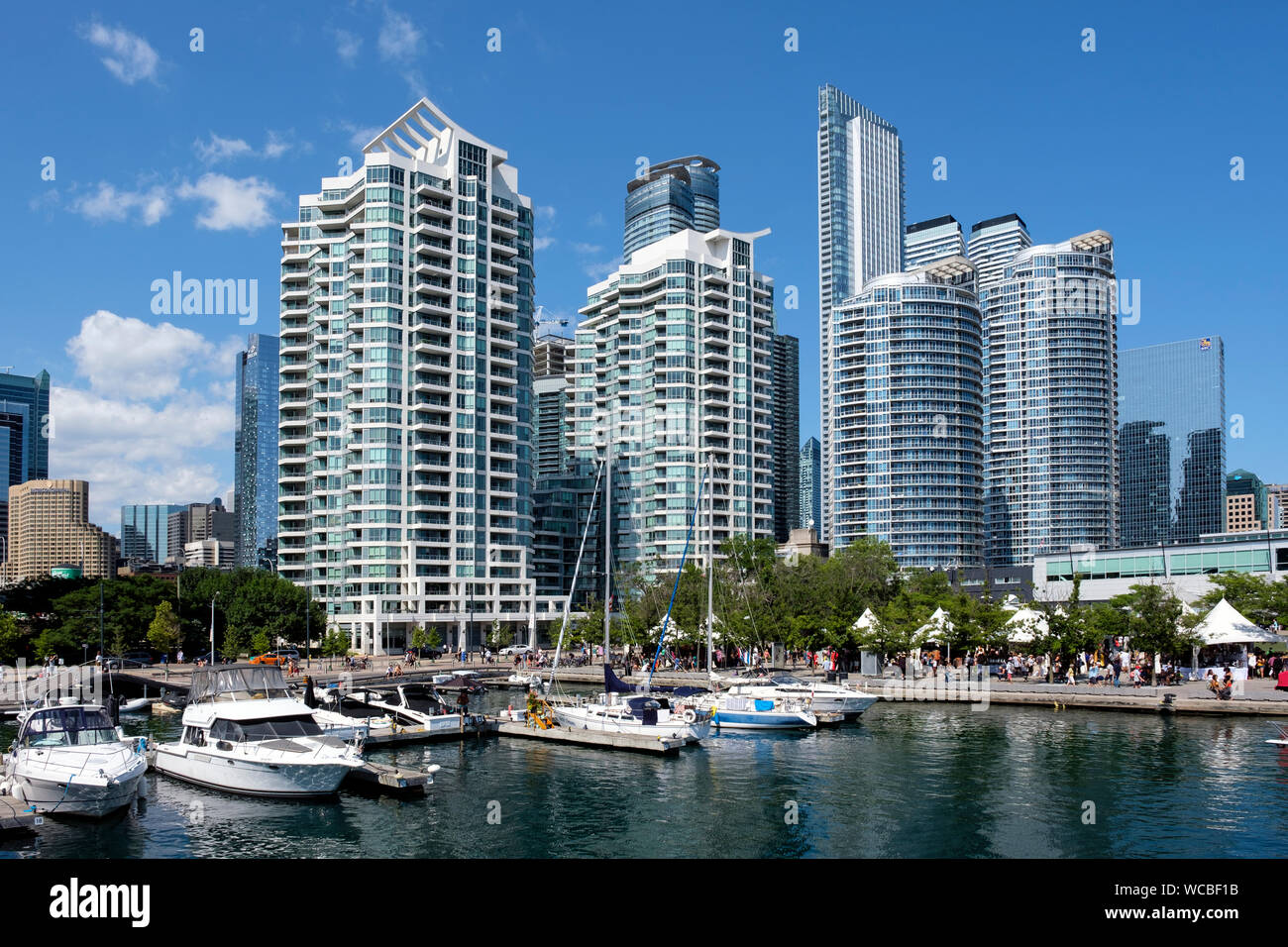 Harbour Front Sehenswürdigkeiten in Toronto, Ontario, Kanada Stockfoto
