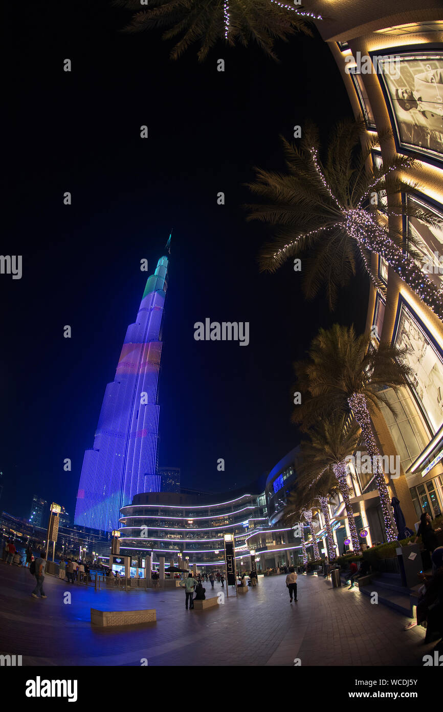 Das Bild des Burj Khalifa in Dubai, VAE Stockfoto Das Bild des Burj Khalifa in Dubai, VAE Stockfoto
