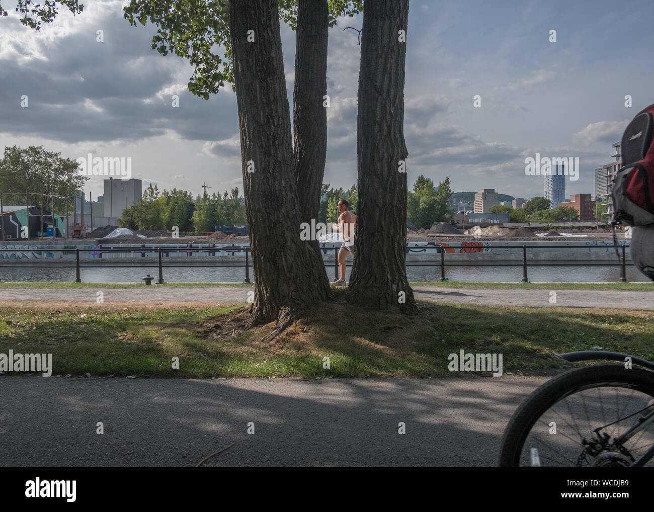 Lachine Canal Stockfoto