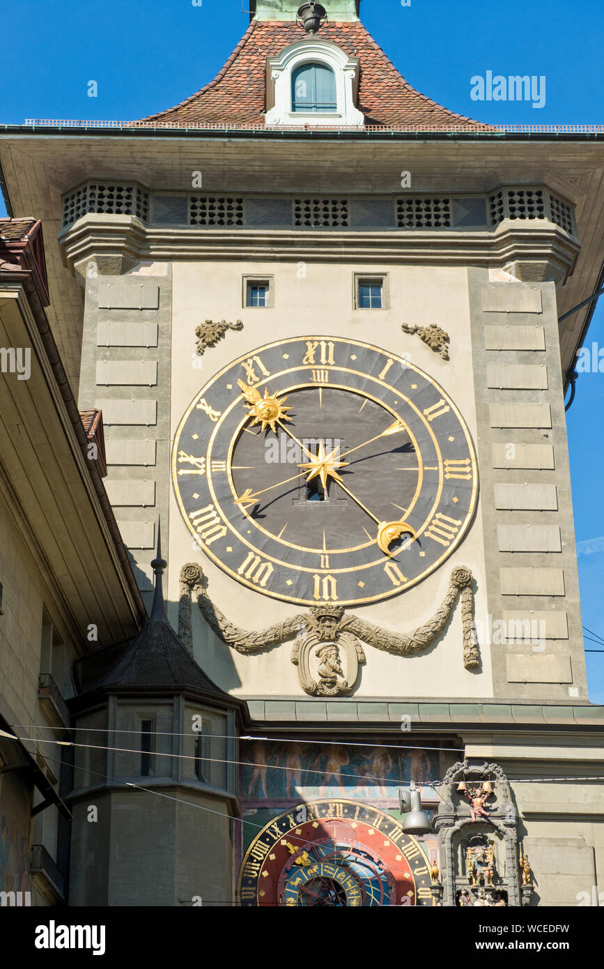 Zytglogge, mechanische Uhr und Turm. Bern, Schweiz Stockfotografie - Alamy