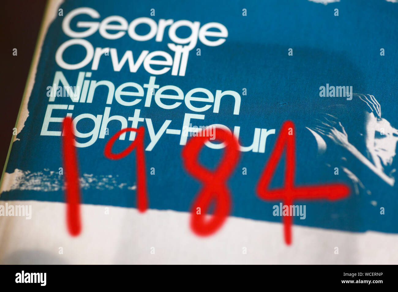 George Orwells Buch 1984. Stockfoto