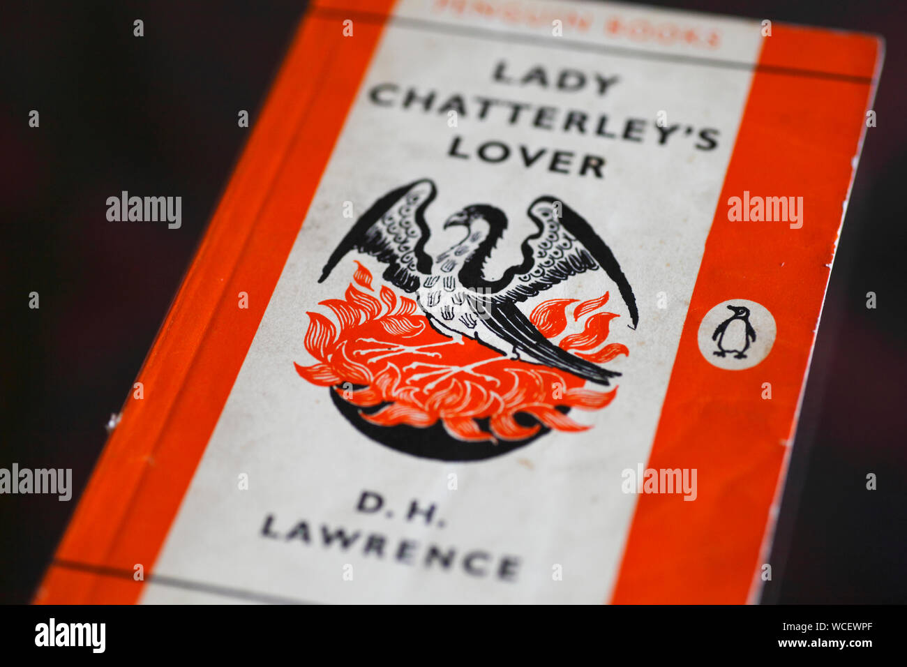 Lady Chatterley Liebhaber, klassischen Buch von DH Lawrence. Stockfoto