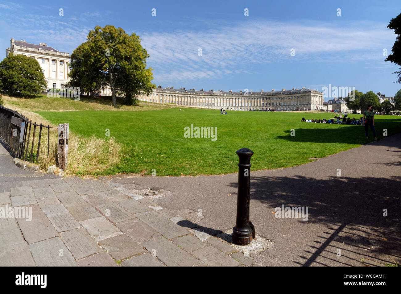 Royal Crescent, Bath, Somerset, England, Vereinigtes Königreich. Stockfoto