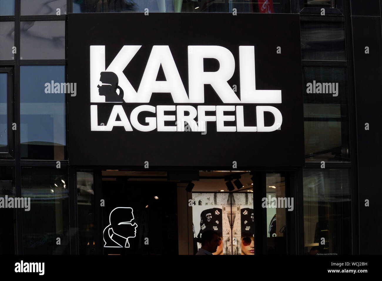 Shop von Karl Lagerfeld in Berlin, Deutschland Stockfoto