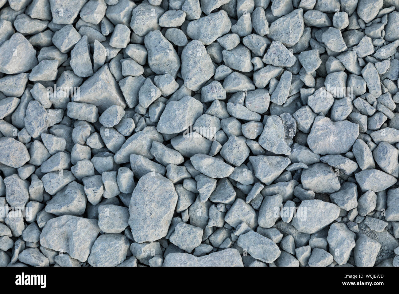 Zusammenfassung Hintergrund von grauem Kies Stockfoto