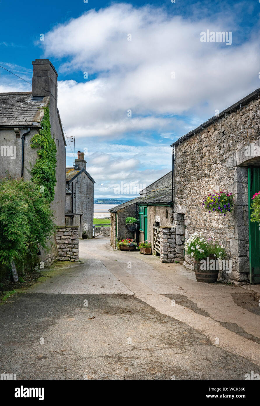 Malerische Lancashire um Jenny Braun, Lancashire, Großbritannien. Stockfoto