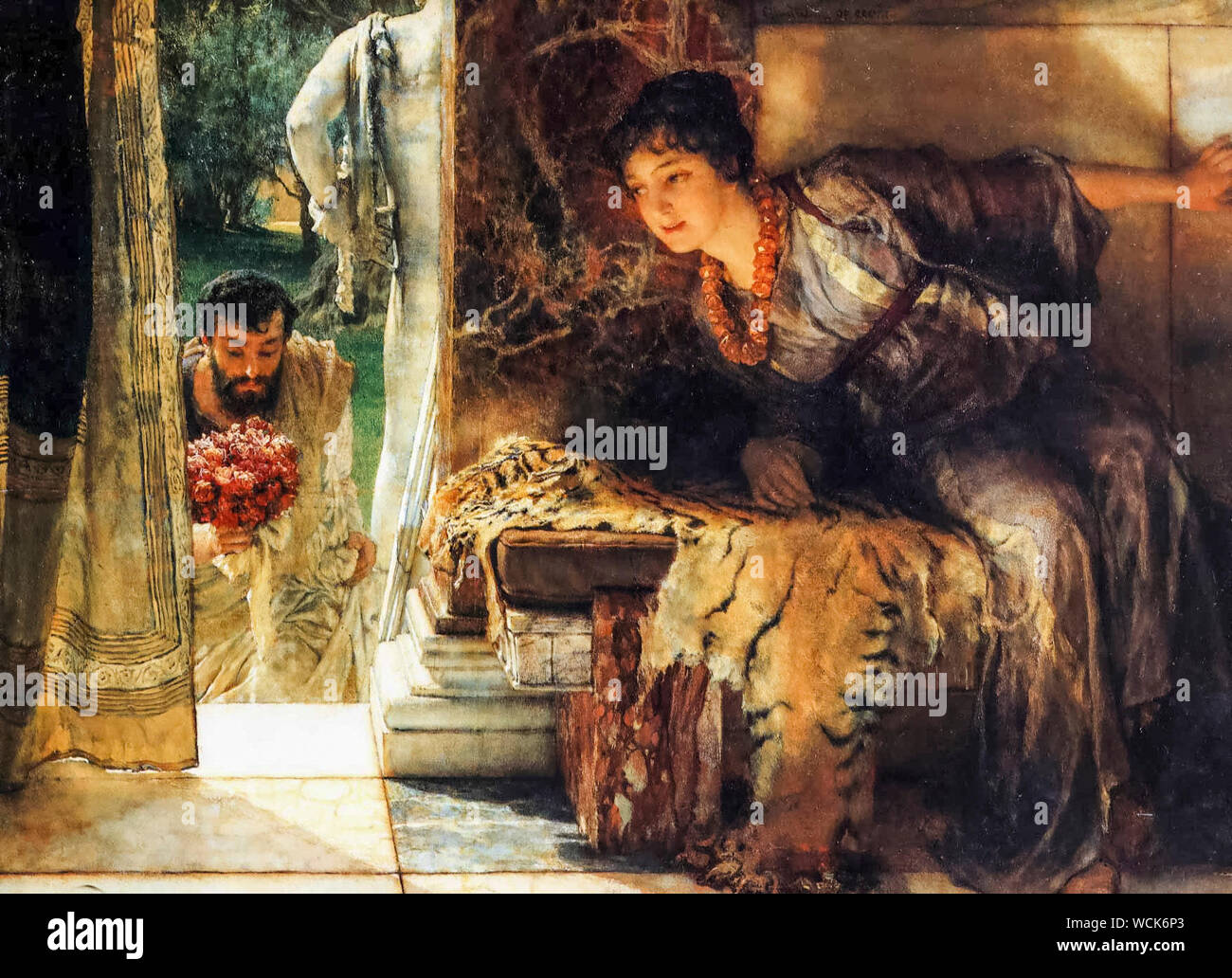 Lawrence Alma Tadema, Willkommen Spuren, (Bekannte Spuren), Malerei, 1883 Stockfoto