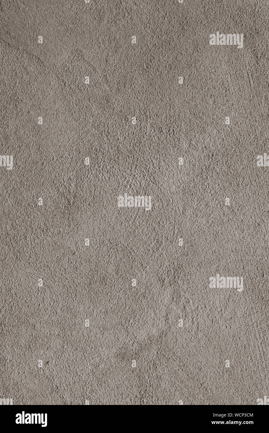 Grau Texturierte gerendert Wand - Stuck/Fresco Wirkung mit kleinen Wellen und Chips Stockfoto