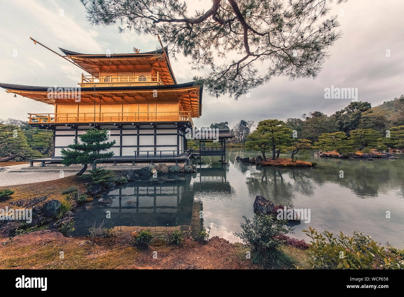 Kinkaku-Ji-Tempel in Kyoto, Japan Stockfoto