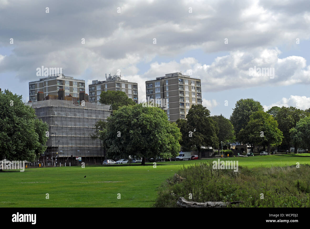 Gehäuse aus Peckham Common Stockfoto