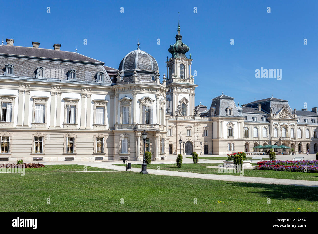 Schloss Festetics in Keszthely, Ungarn. Stockfoto