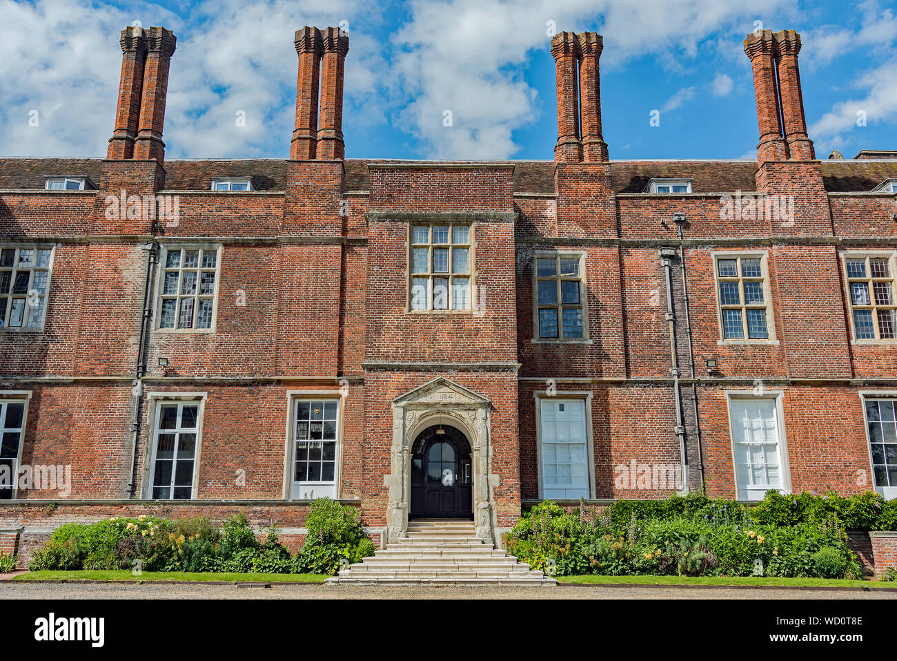 Cobham Hall - Südeingang Stockfoto