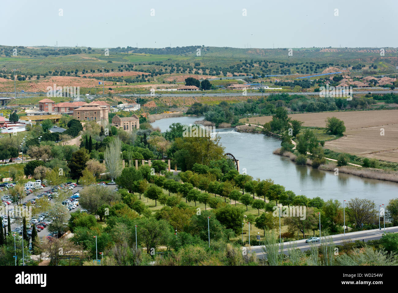 TOLEDO, Spanien - 24 April 2018: Schöner Anblick in Toledo. Stockfoto