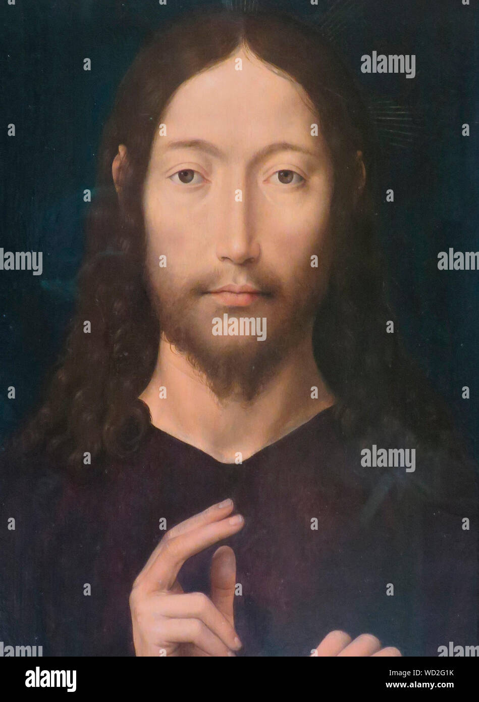 Christus gab Seinen Segen - Hans Memling, ca. 1478 Stockfoto