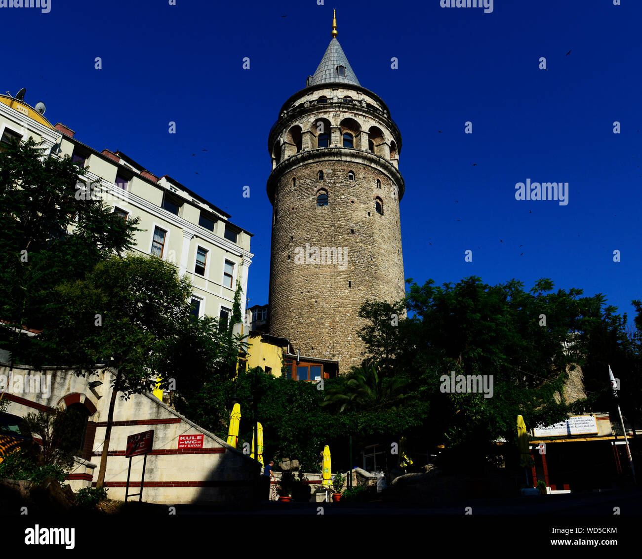 Der Galata Turm in Istanbul. Stockfoto