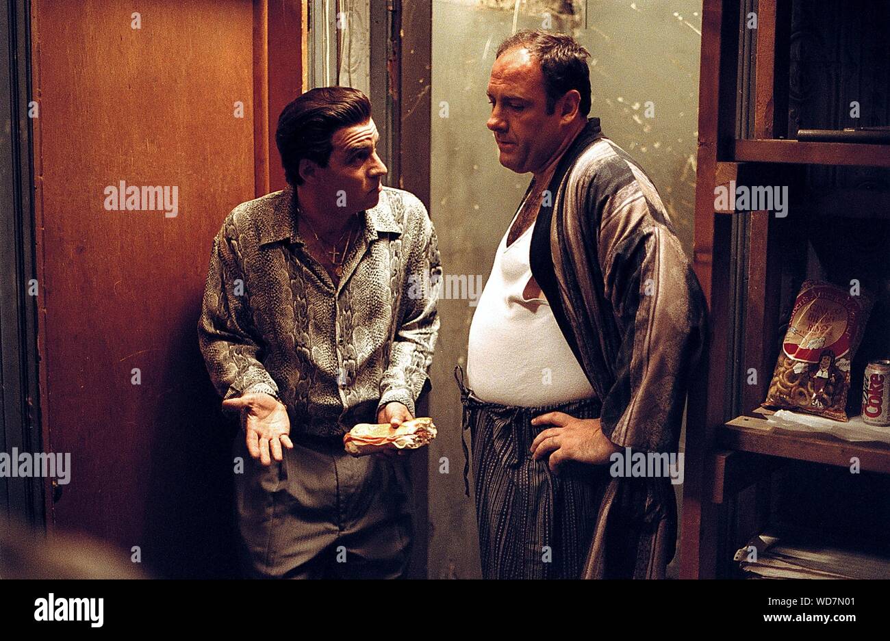 November 23, 1998 - DIE SOPRANOS. . JAMES GANDOLFINI. Steve Van Zandt (Credit Bild: © HBO/Unterhaltung Bilder/ZUMAPRESS.com) Stockfoto
