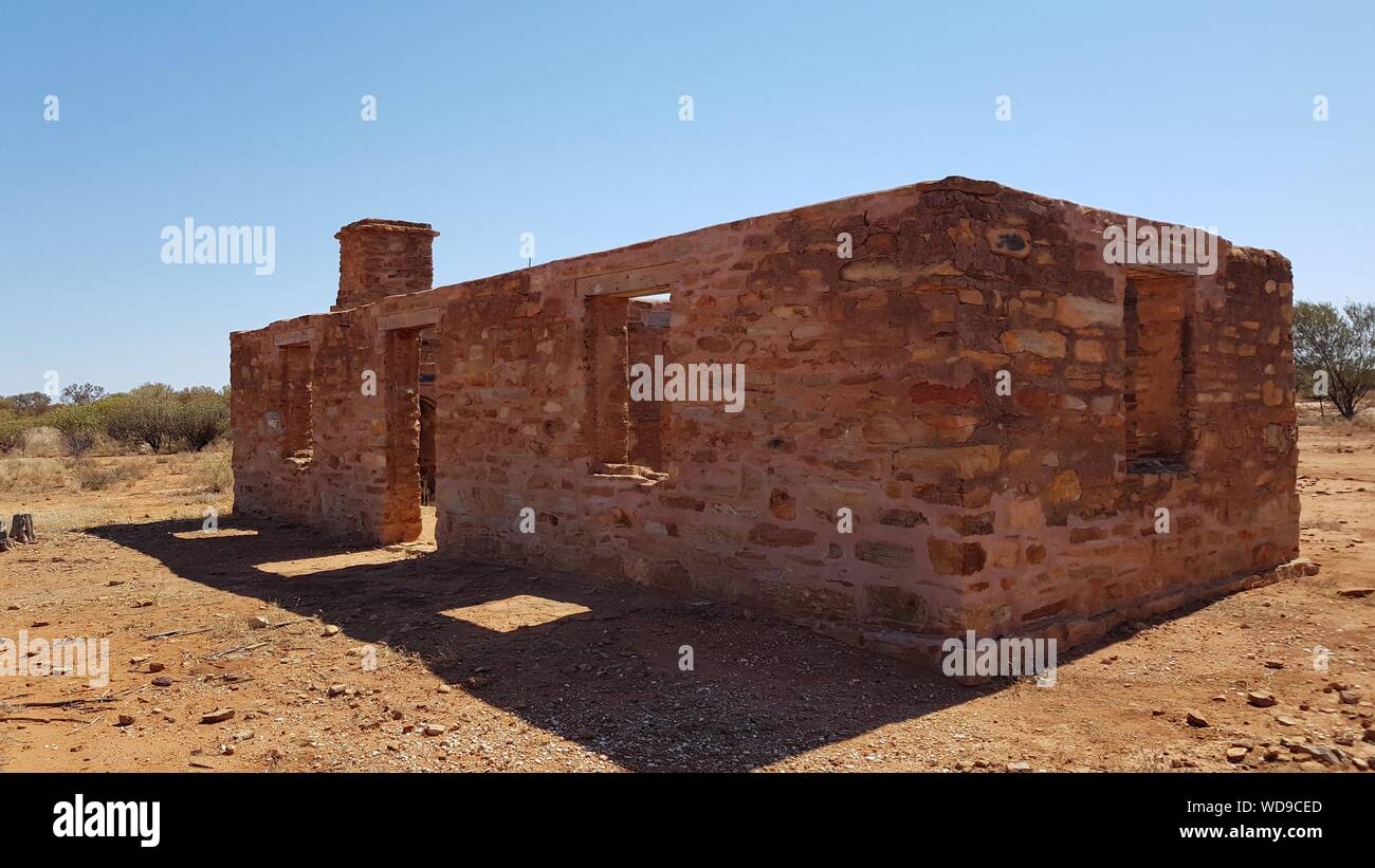 Glen Maggie Homestead Ruinen, Ryan Well Historical Reserve, Northern Territory, Australien Stockfoto