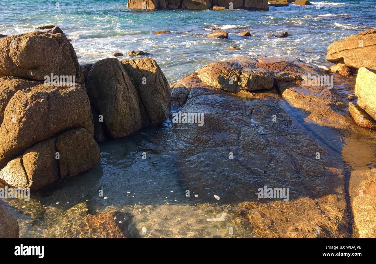 Felsen Im Meer 6 Buchstaben Kreuzworträtsel Felsen im Meer Stockfotografie - Alamy