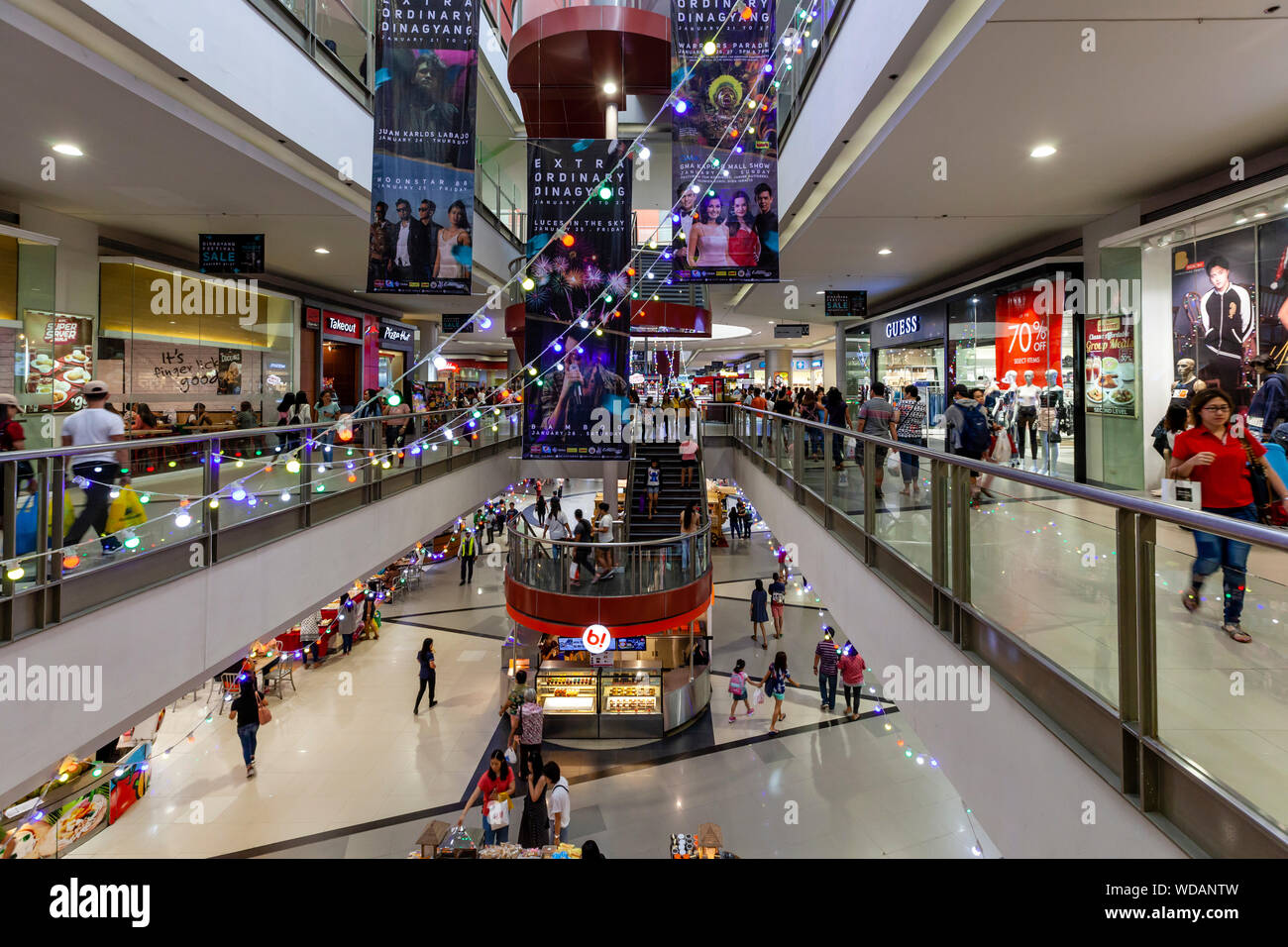 SM Mall, Iloilo City, Panay Island, Philippinen Stockfoto