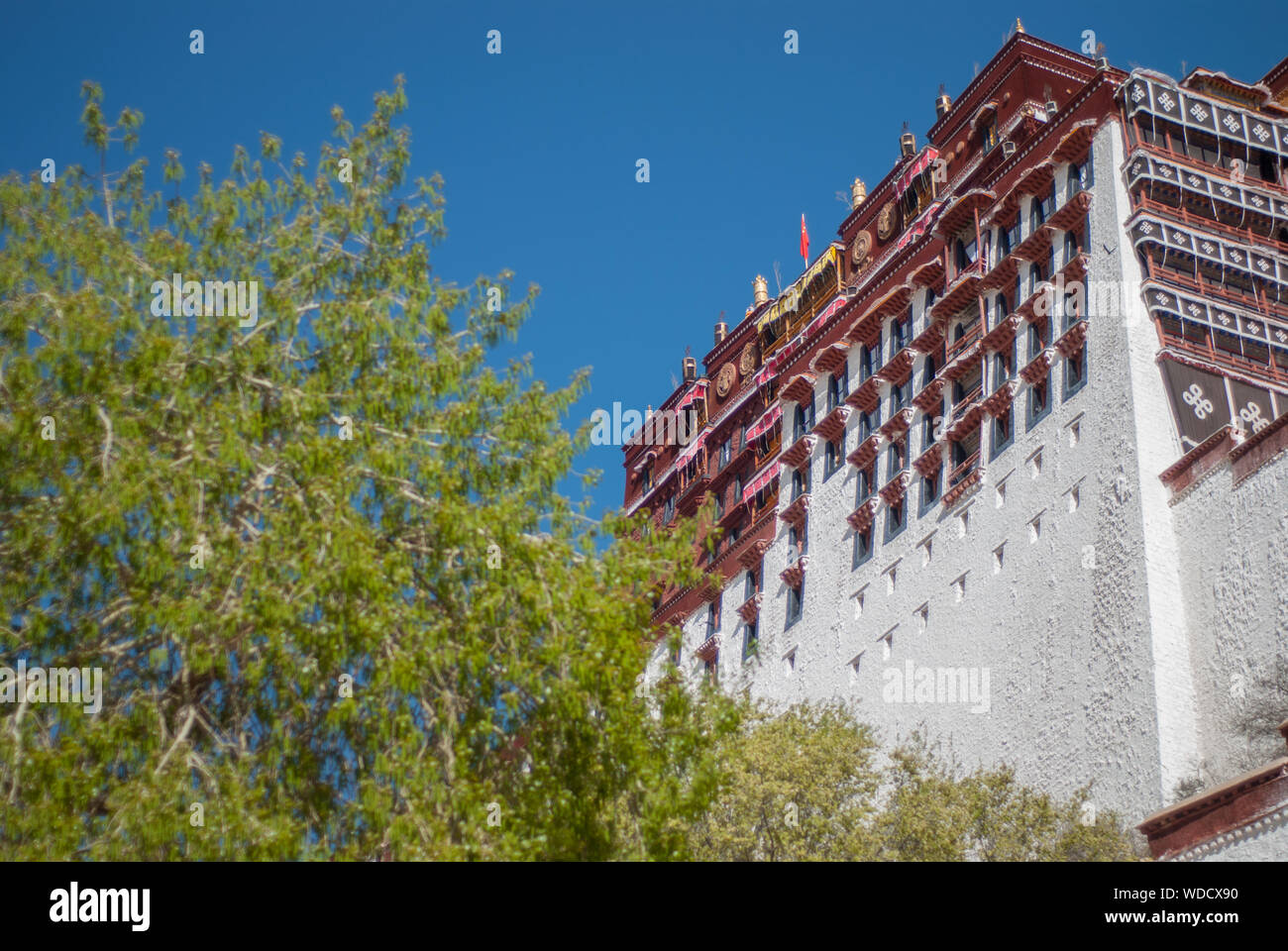 Der Potala-palast in Tibet. Stockfoto